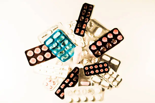 Pills in a blister packs