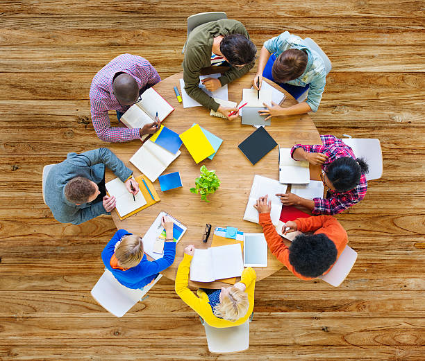 istock Group of People in a Meeting and Copy Space 476793152