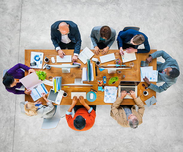 istock Group of People in a Meeting and Copy Space 476793168