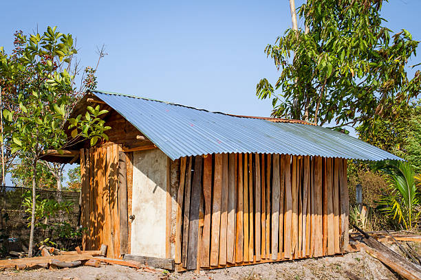 istock Small wooden house 476795536