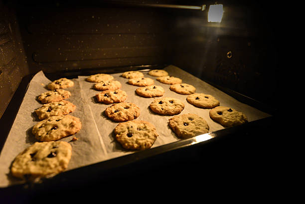 istock Chocolate Cookie in the Oven 476797437