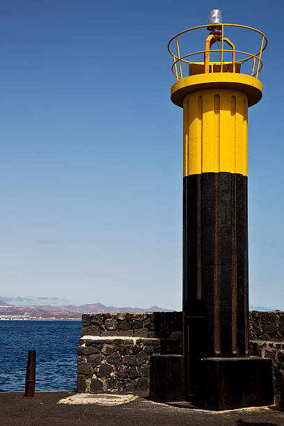 istock lighthouse and h   arrecife teguise l spain 476798755