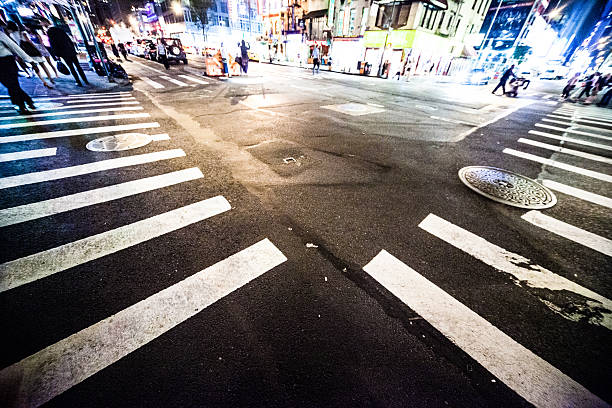 istock Zebra crossing in New York midtown district 476801126
