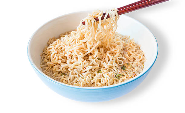 istock Ready made instant noodle in a bowl with chopstick 476806630