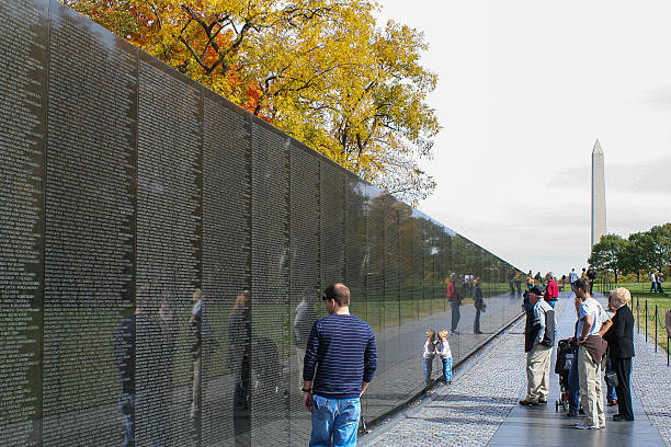 Vietnam Memorial stock photo