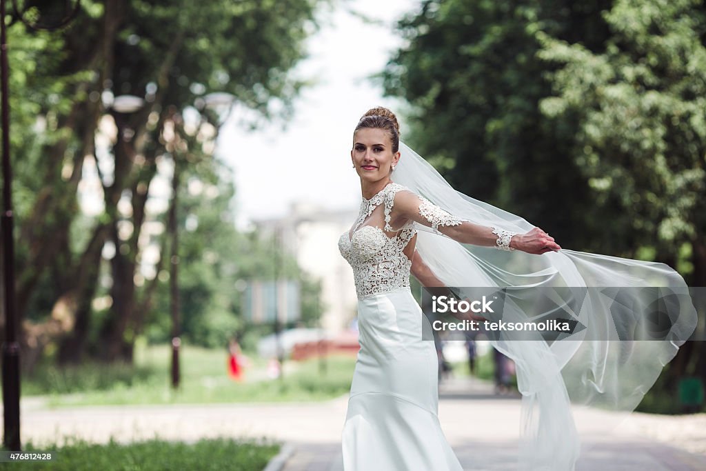 girl posing for the camera girl posing for the camera in the park 2015 Stock Photo