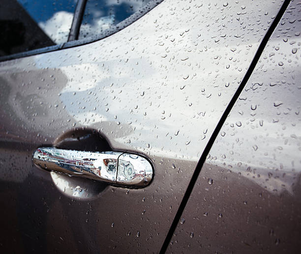 istock Drops of water on the car 476813144