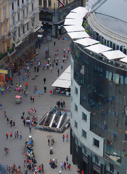 istock Top down view of a city square (Stephansplatz Vienna, Austria) 476819870