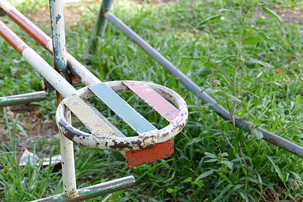 istock old metal toy in kid playground 476823566