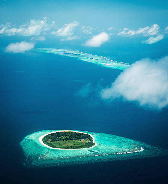 istock Maldives, view from the seaplane 476824024