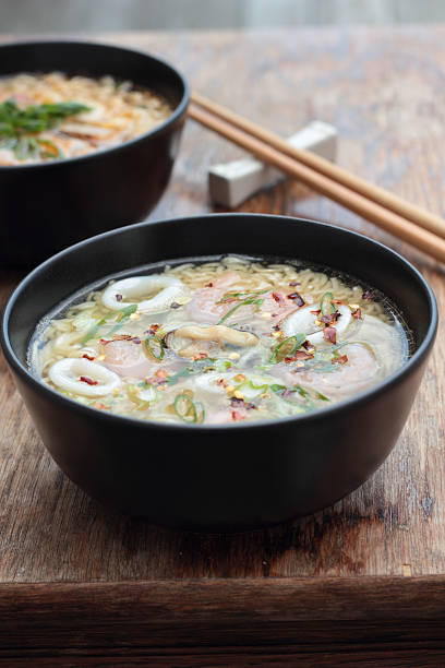 istock Seafood oriental soup. 476824318
