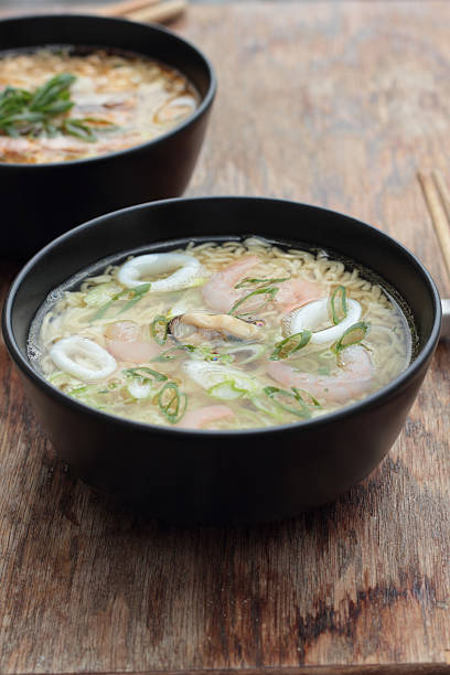 istock Seafood oriental soup. 476826234