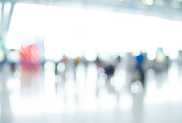 istock Blur background : Terminal Departure Check-in at airport with bo 476829742