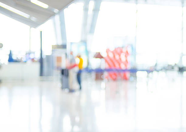 istock Blur background : Terminal Departure Check-in at airport with bo 476829748