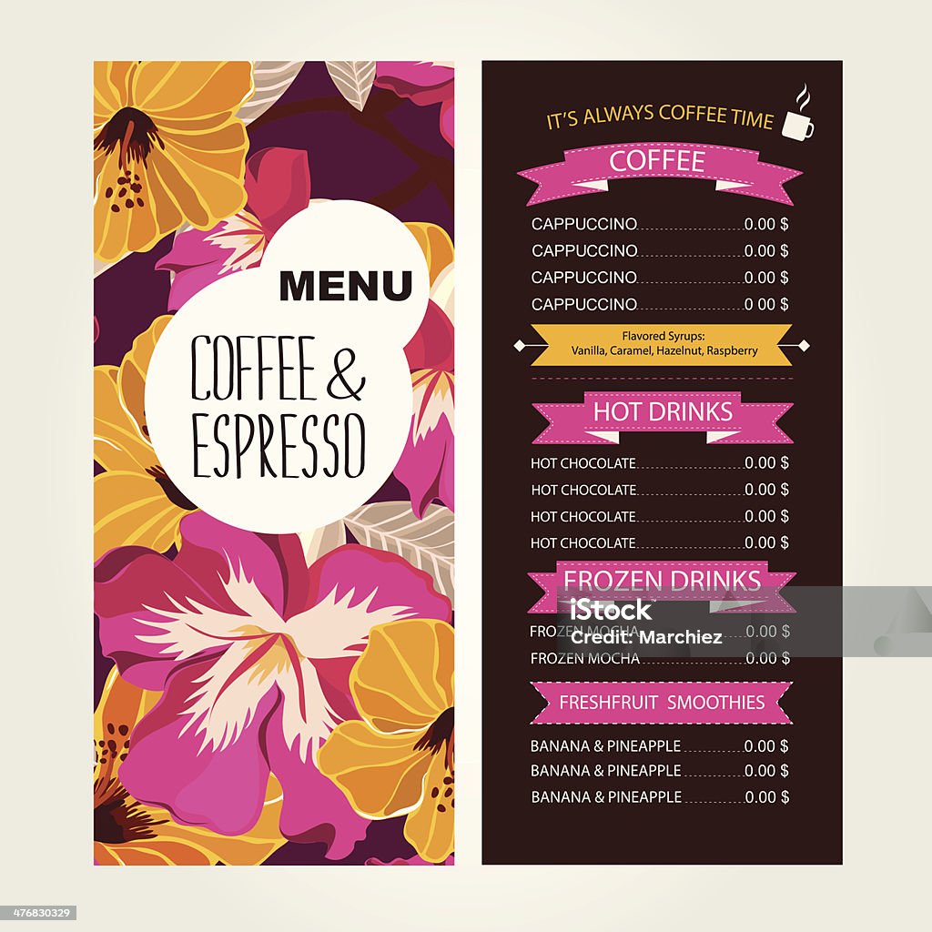 Menu Frame Simple Design Menu Stock Illustration - Download Image Now - Border - Frame, Brochure ...