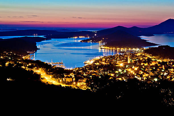 istock Colorful sunset at Losinj bay 476831135