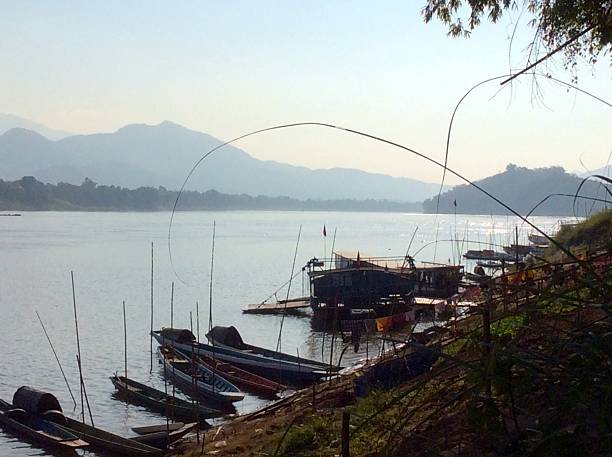 istock Mekong River Scene at Dusk 476834188