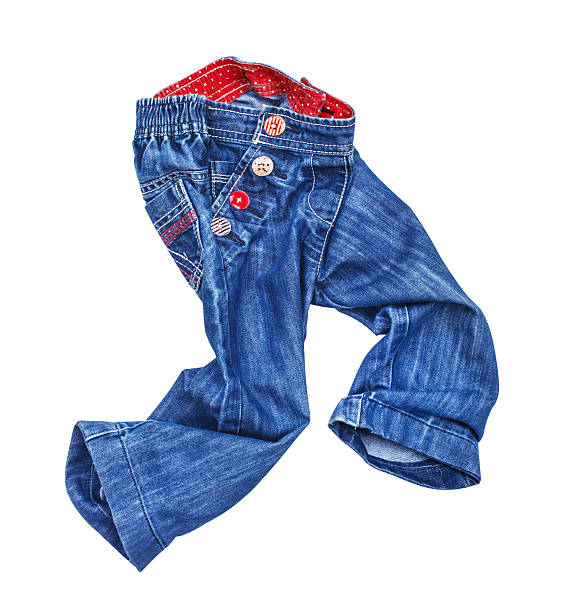 istock running children blue jeans on a white background isolation 476835530