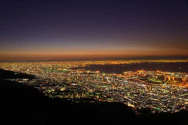 istock Osaka and Kobe in the twilight 476837412