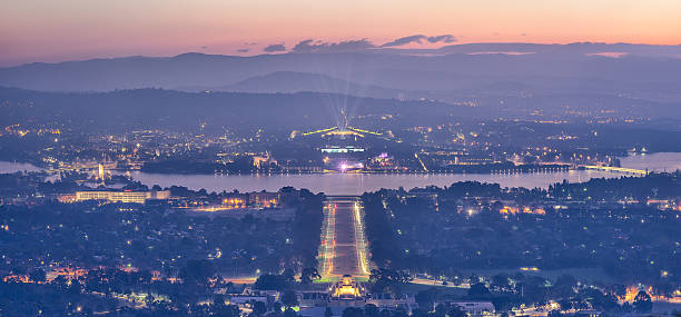 istock Enlighten 2015, Canberra, Parliament House, ACT, Australia 476840336