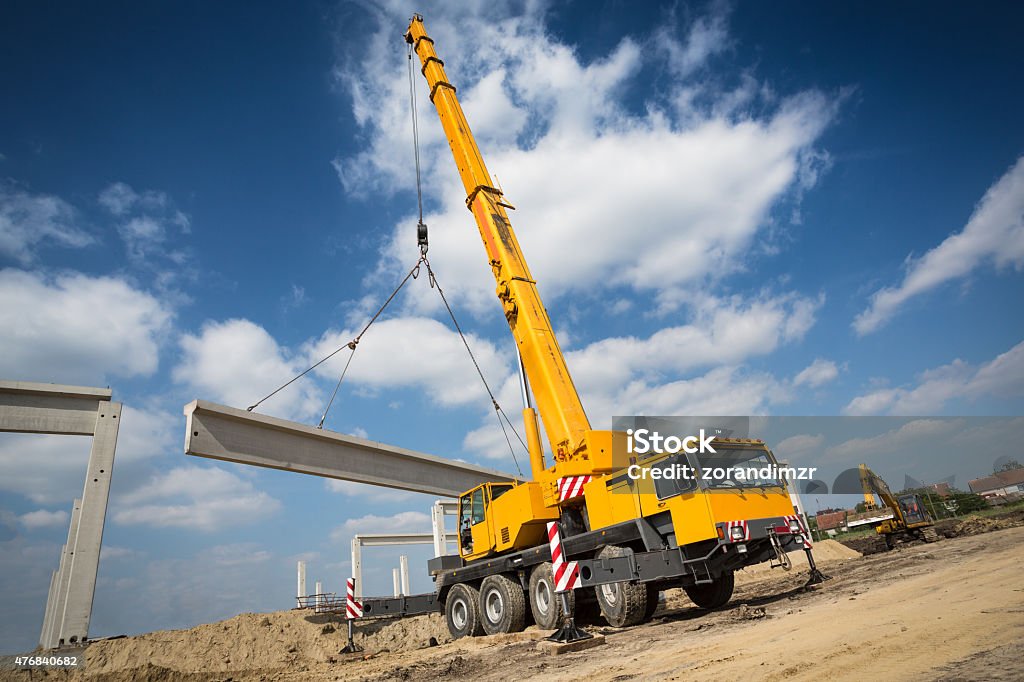 Mobile crane Crane - Machinery Stock Photo