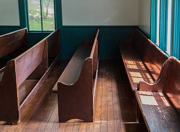istock Sunlight on the church pew 476840766