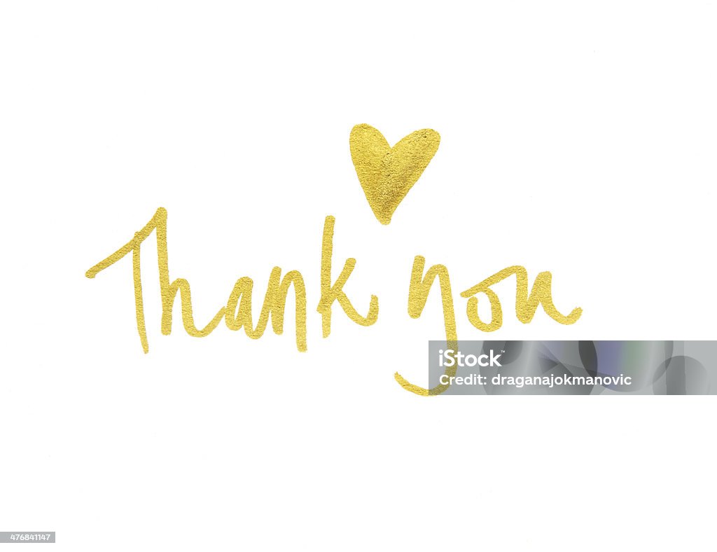 thank you note thank you note handwritten on white paper Thank You - Phrase Stock Photo