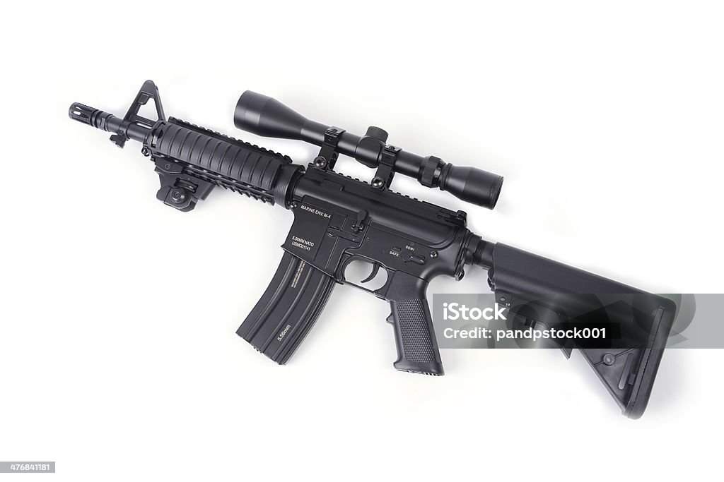 M4 Pistola fucile BB - Foto stock royalty-free di Air soft gun