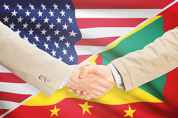 istock Businessmen handshake - United States and Grenada 476841202