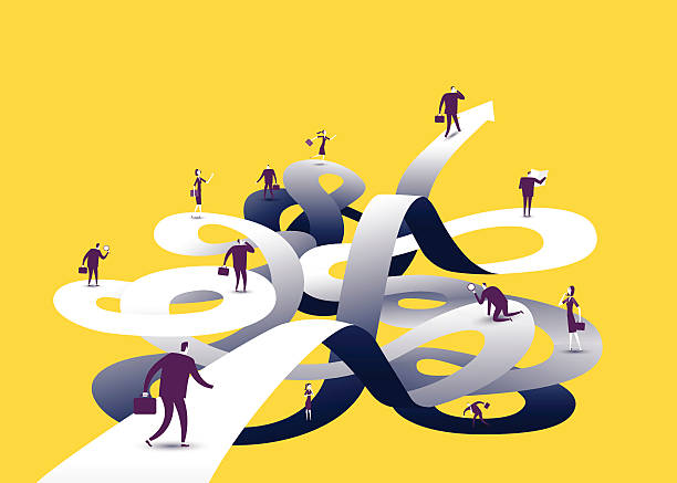 direction - kafa karışıklığı stock illustrations