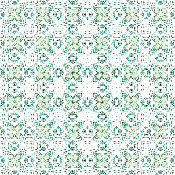 istock Decorative art, geometric pattern, symmetrical illustration, abstract fractals, seamless ornament. 476852877