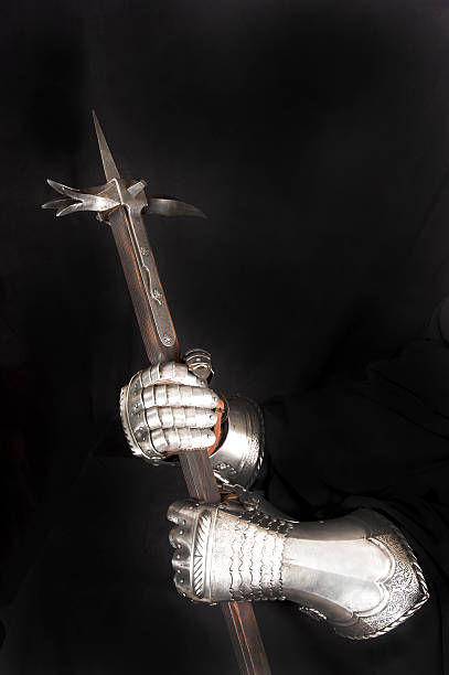 istock Knight's metal glove 476855011