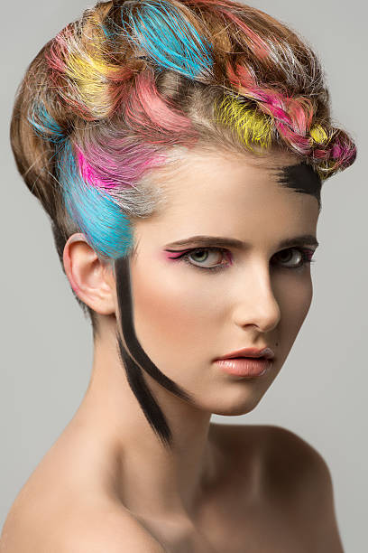 istock beauty girl with creative make-up 476860866
