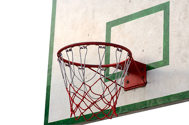 istock Basketball hoop isolated on white background 476863100