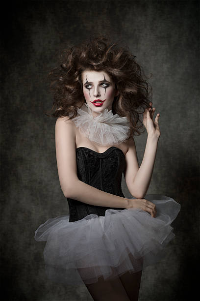 istock girl with bizarre dancer style 476864462