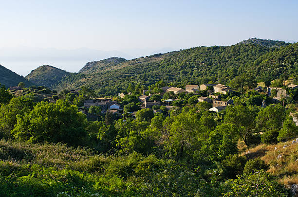 istock Perithia - abandoned village on Corfu, Greece 476866572