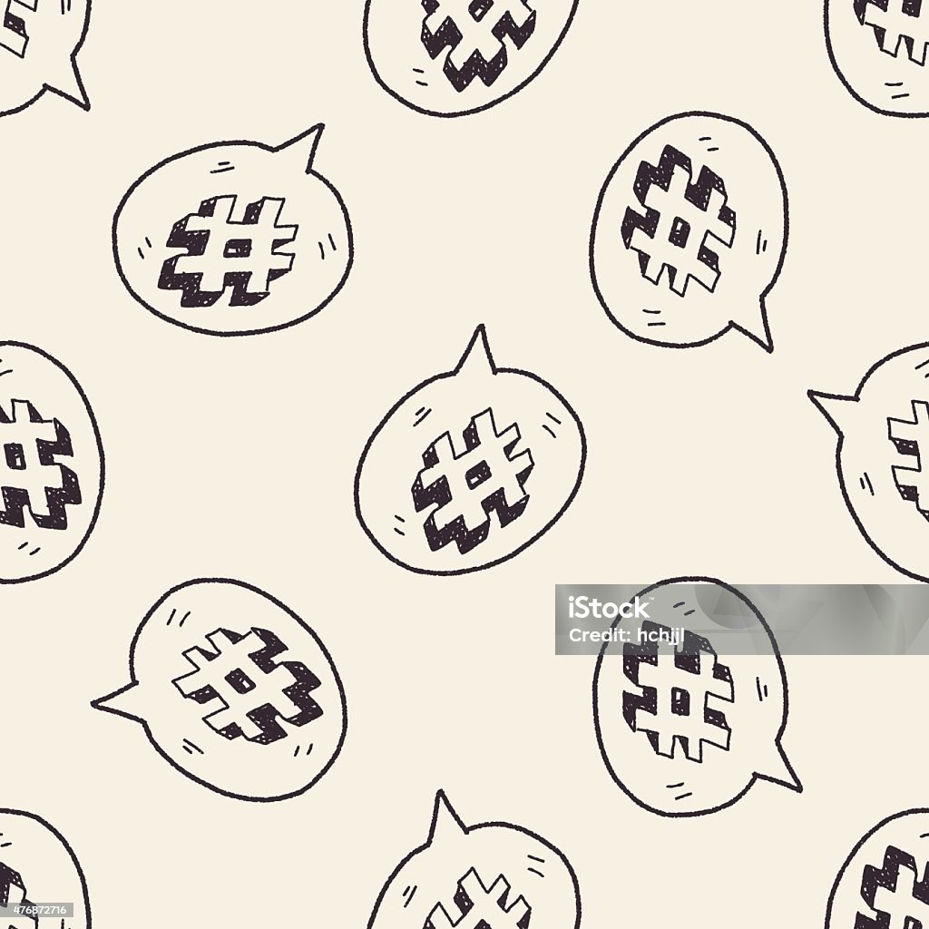 Talking Pattern Image People Talk Doodle Seamless Pattern Background Stock Illustration ...