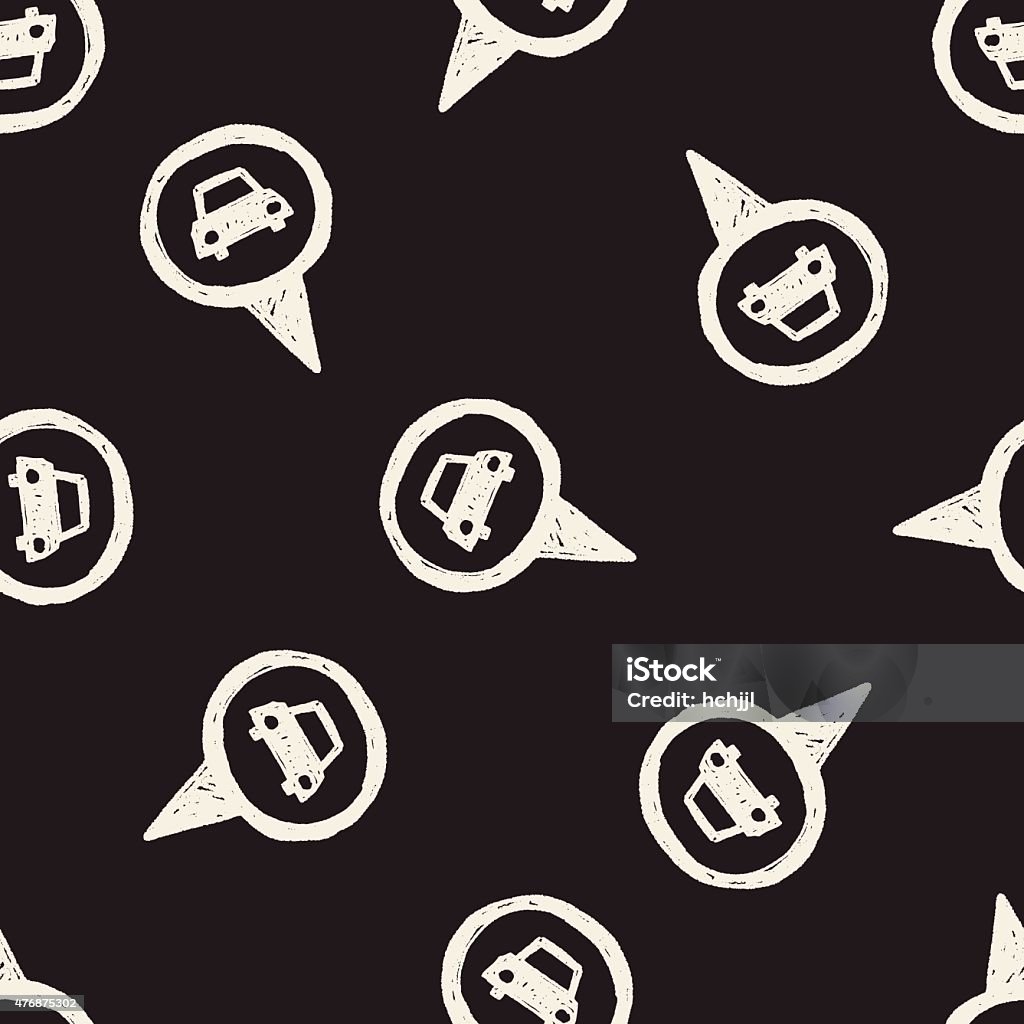 Location Background Pattern Map Location Doodle Seamless Pattern Background Stock Illustration ...