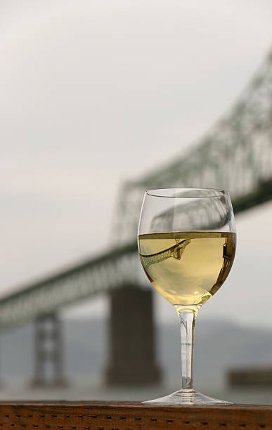 istock Inverted Astoria Bridge Chardonnay Wine Columbia River Oregon Washington 476876058