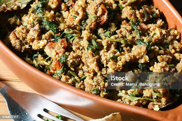 Keema Methi A Hyderabadi Dish Stock Photo - Download Image Now - Cooked, Cooking, Crockery