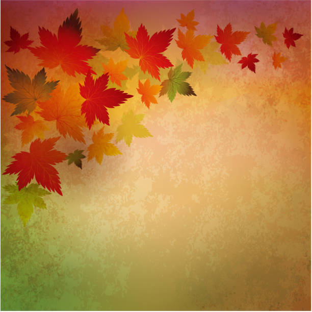 抽象的な秋のビンテージ背景 - scroll shape flower floral pattern grunge点のイラスト素材／クリップアート素材／マンガ素材／アイコン素材