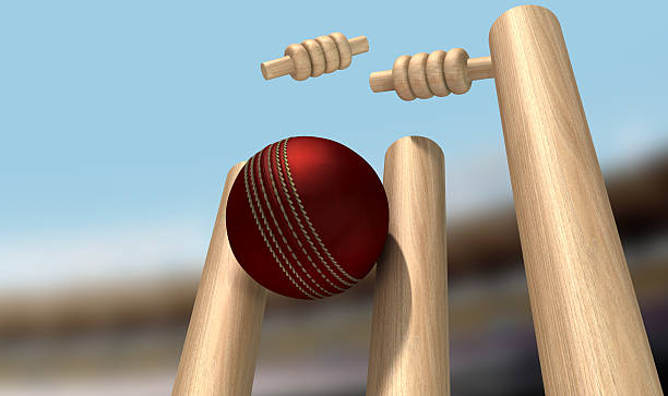istock Cricket Ball Hitting Wickets 476880479