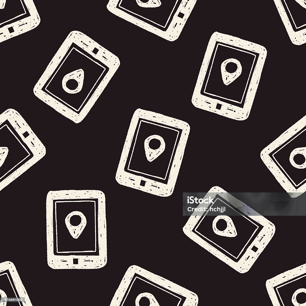 Pattern Gps Gps Doodle Seamless Pattern Background Stock Illustration - Download ...