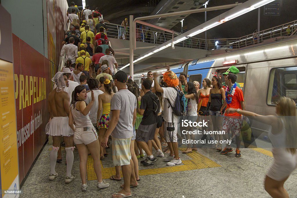 Street Carnaval no Rio de Janeiro - Royalty-free Alegoria Foto de stock