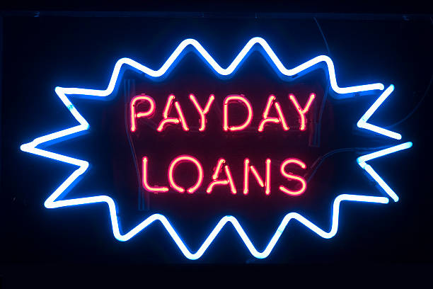 Payday Loans Sign stock photo