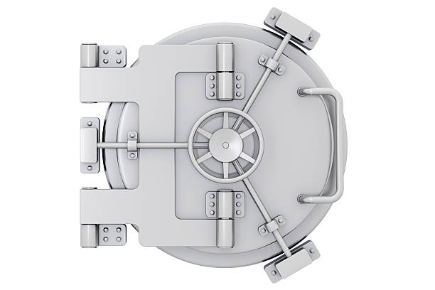 istock Metallic bank vault door 476884776