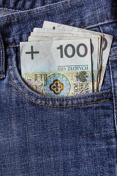 istock several Polish banknotes jeans pocket 476885885