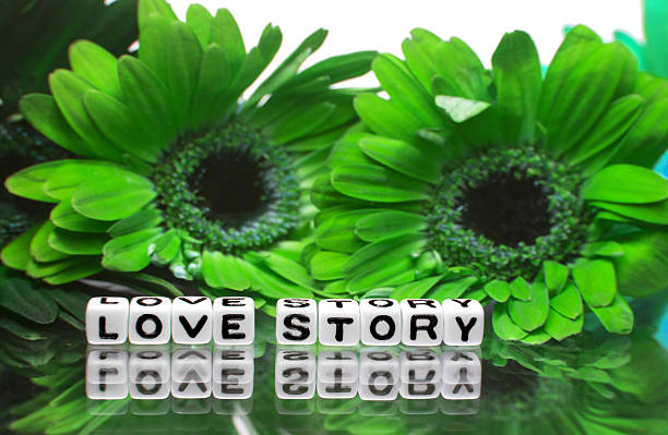 istock Love story text with green theme 476887645