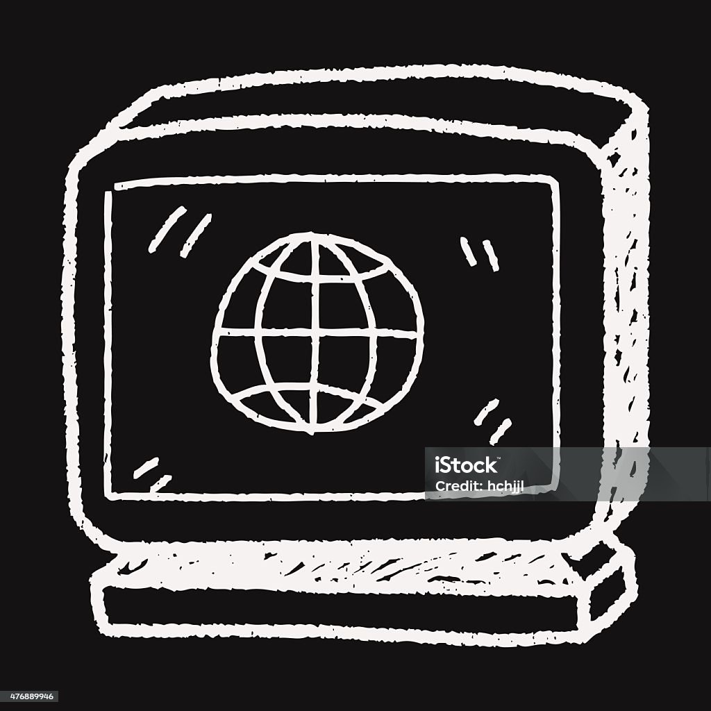 Computer Doddle Image Computer Doodle Stock Illustration - Download Image Now - 2015 ...