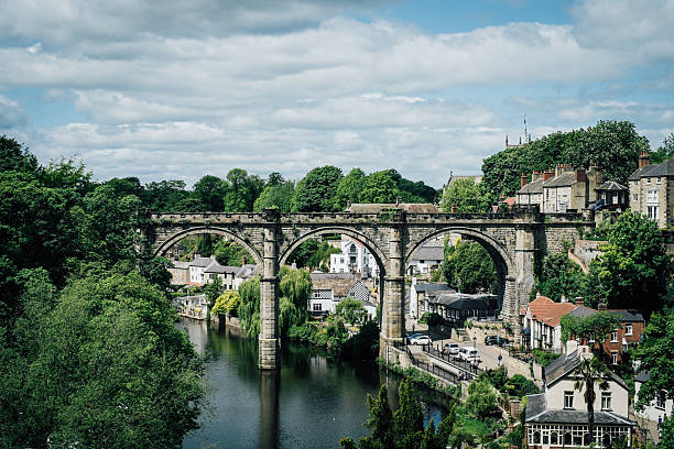 istock Railway landscape at Knaresborough during summer 476890146